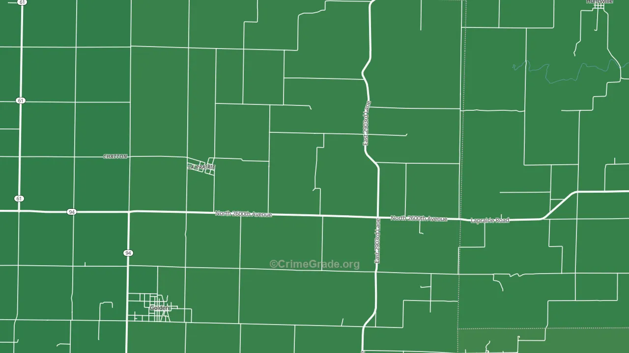 62346, IL Map of Vehicle Theft Rates