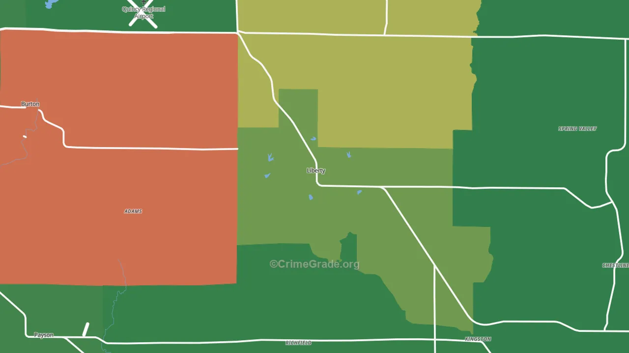 62347, IL Map of Vehicle Theft Rates