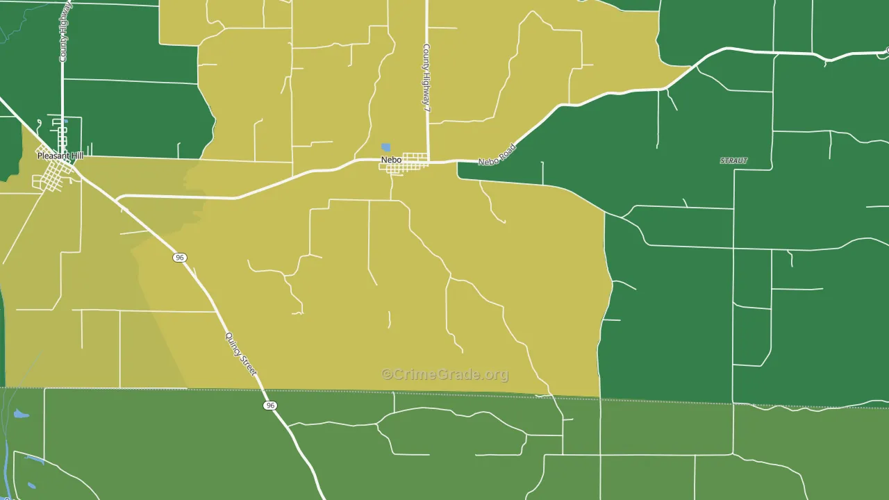 62355, IL Map of Vehicle Theft Rates