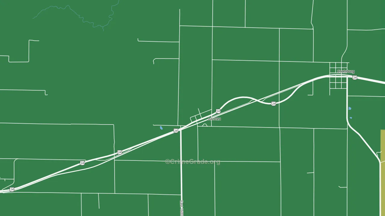 62359, IL Map of Vehicle Theft Rates