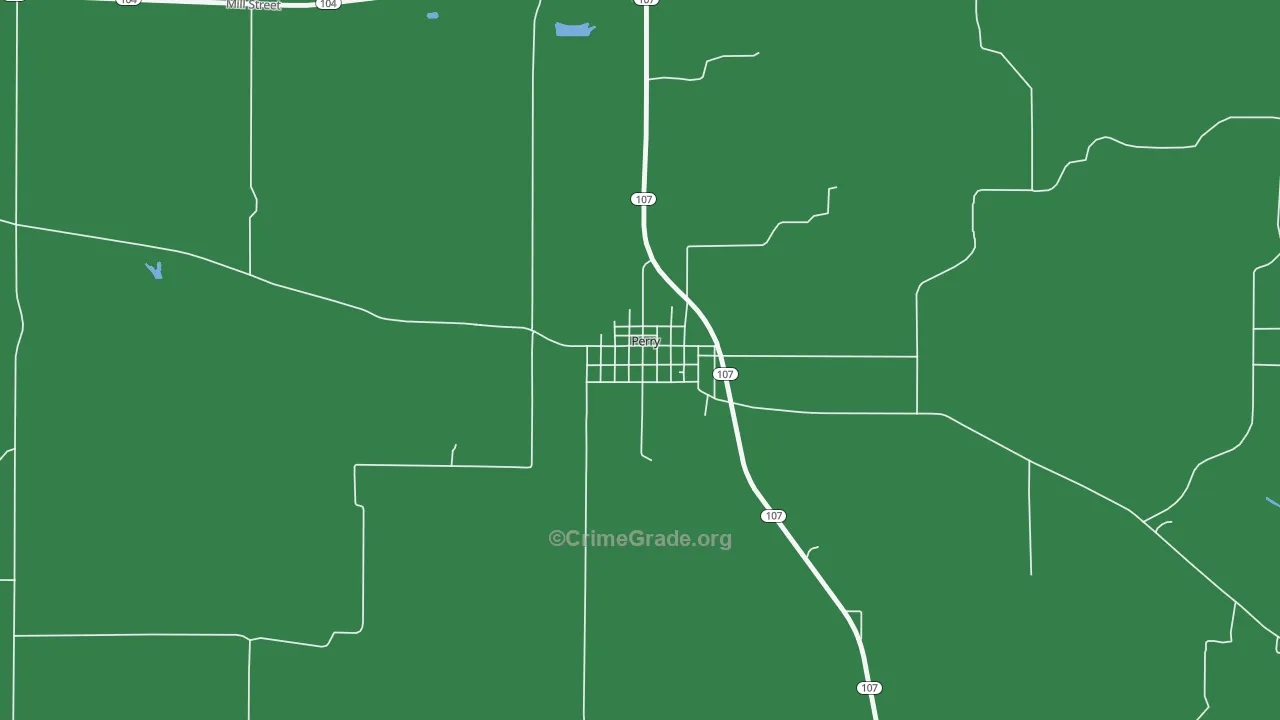 62362, IL Map of Vehicle Theft Rates