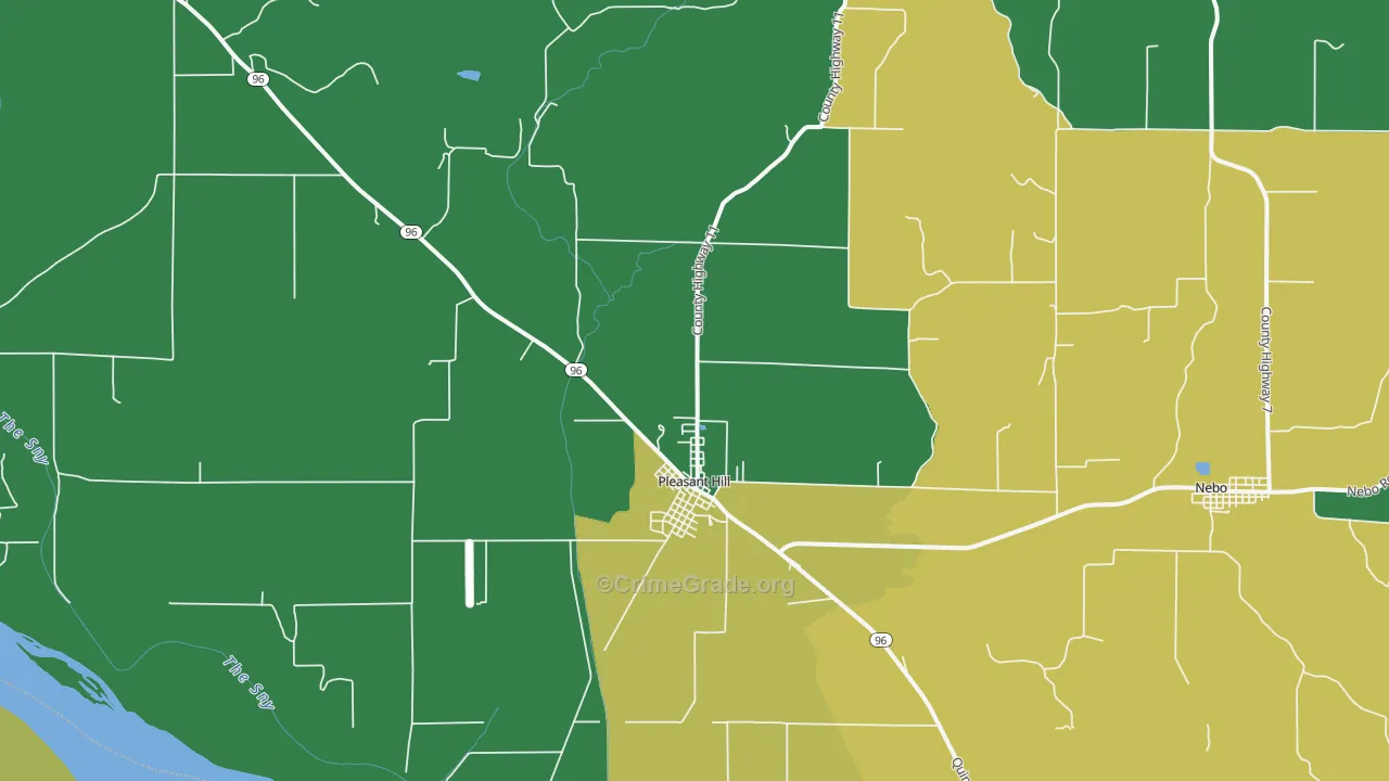 62366, IL Map of Vehicle Theft Rates