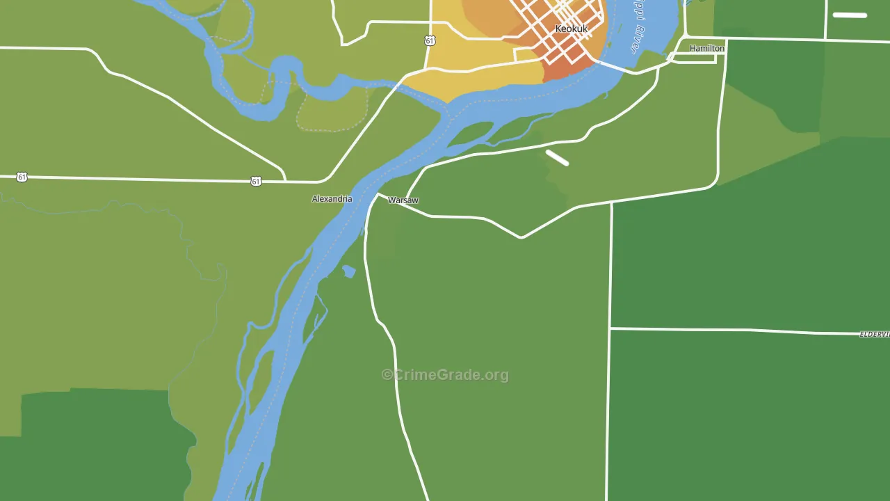 62379, IL Map of Vehicle Theft Rates