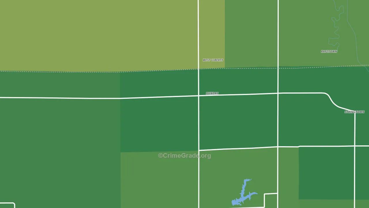 62425, IL Map of Vehicle Theft Rates