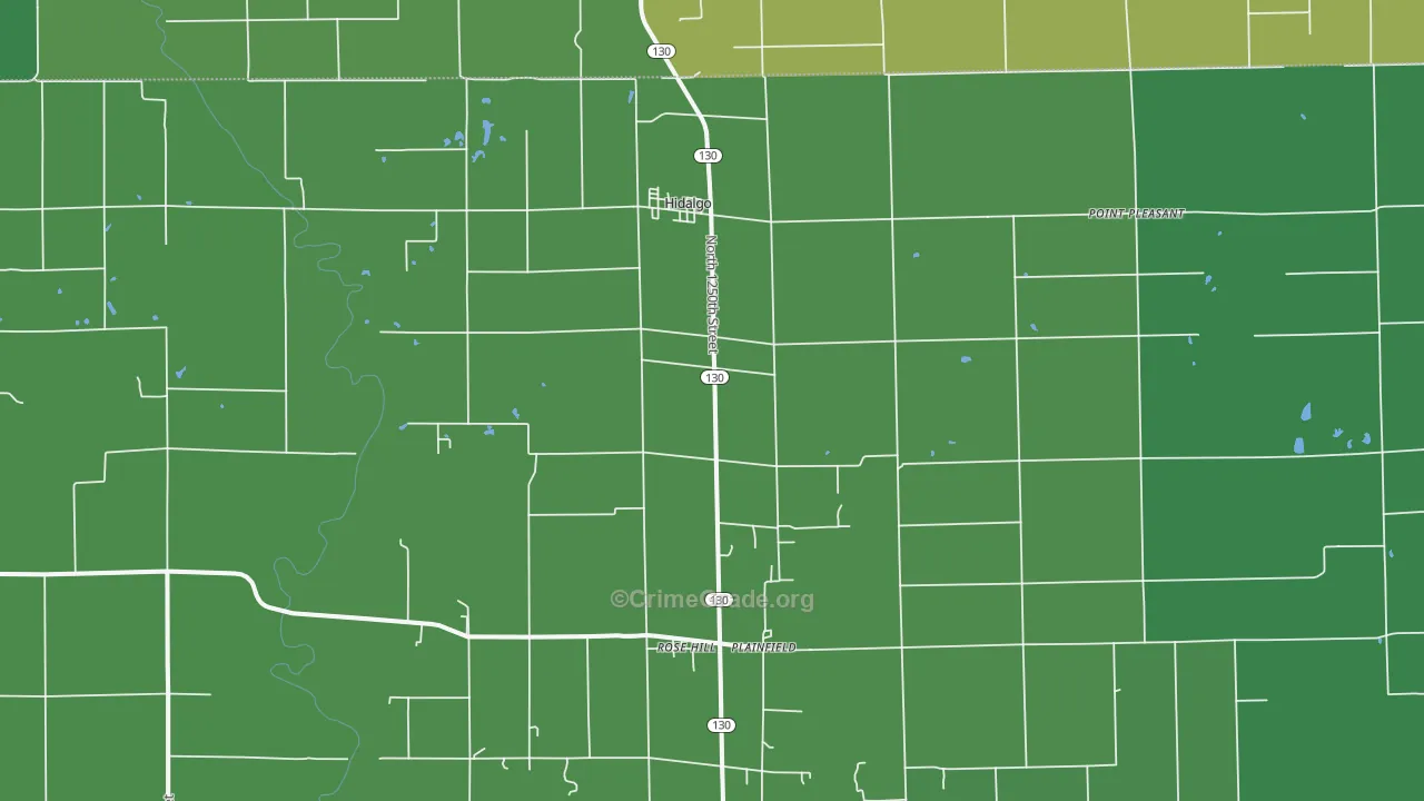 62432, IL Map of Vehicle Theft Rates