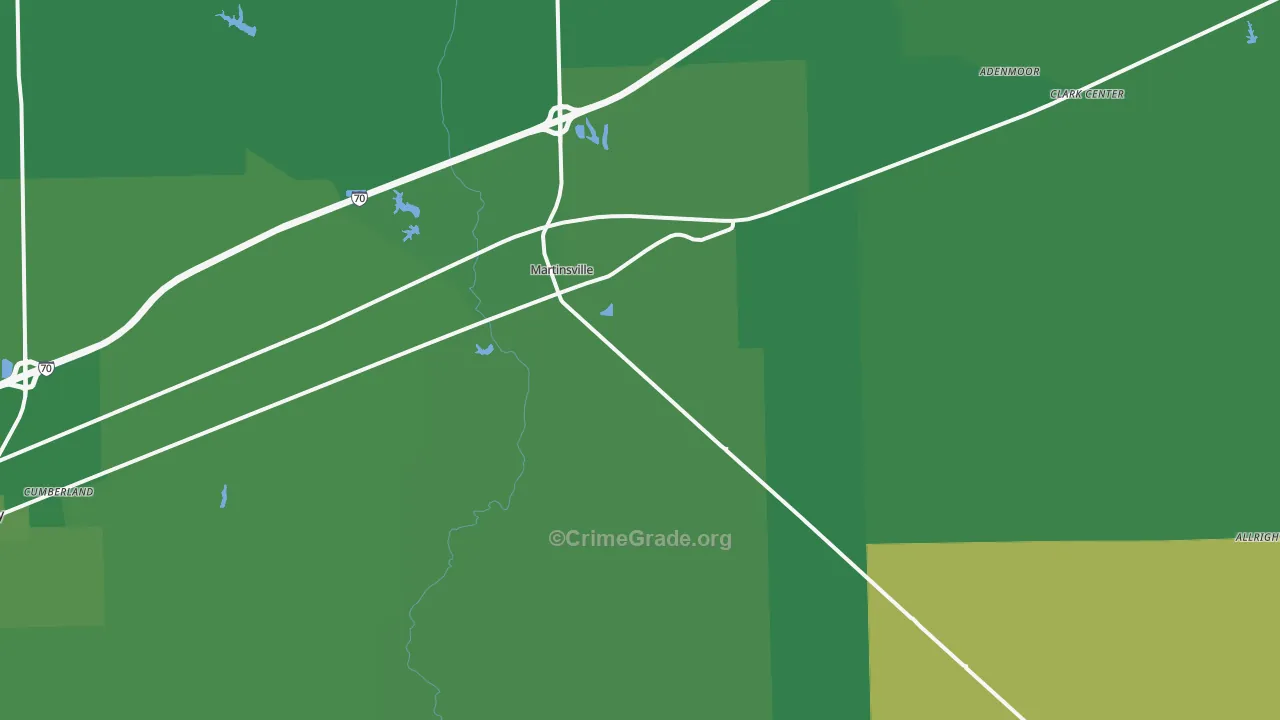 62442, IL Map of Vehicle Theft Rates