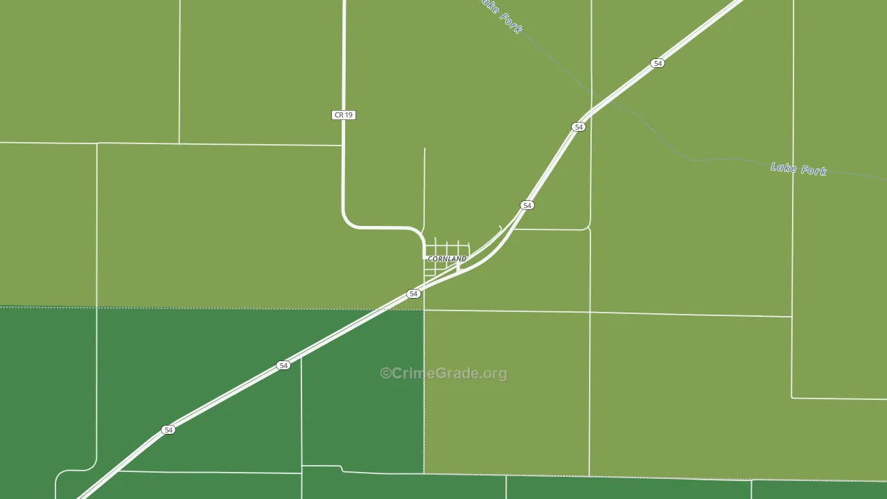 62519, IL Map of Vehicle Theft Rates