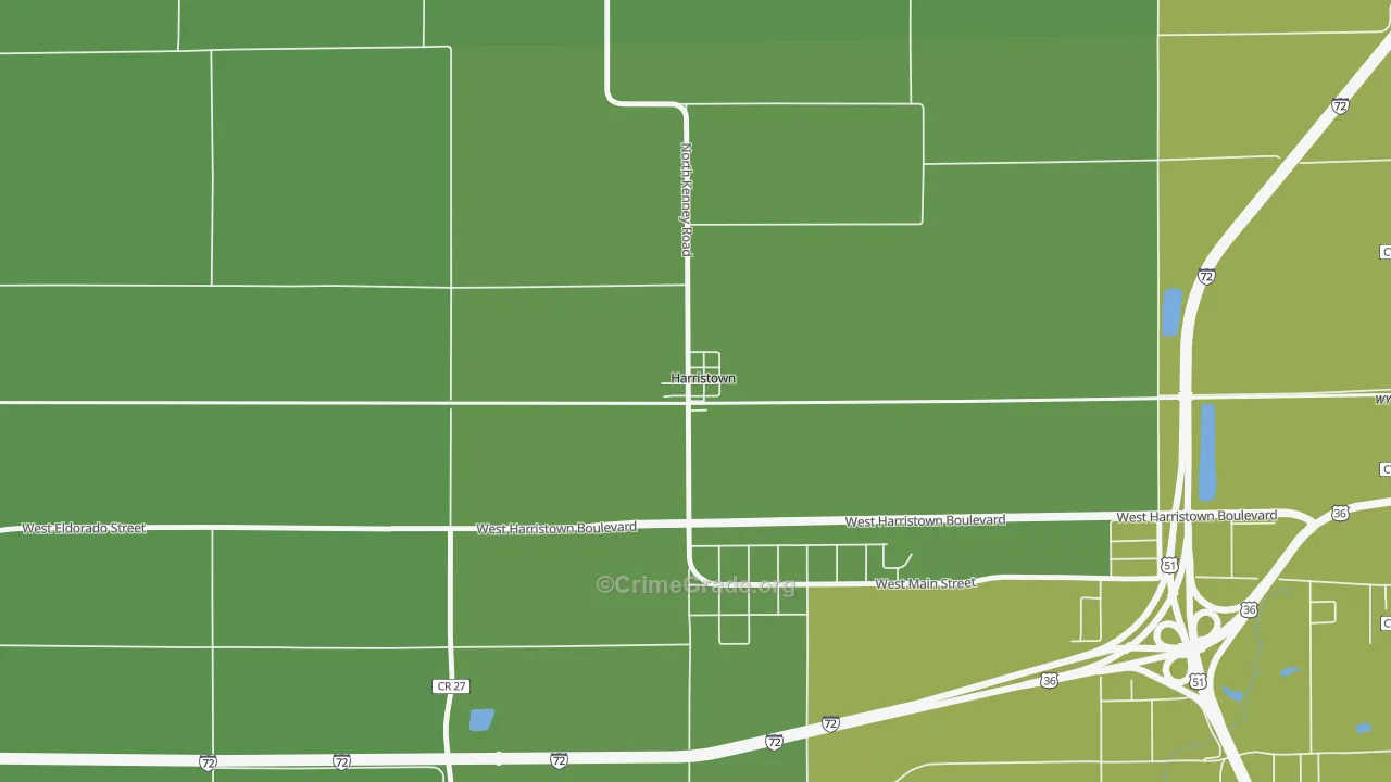 62537, IL Map of Vehicle Theft Rates