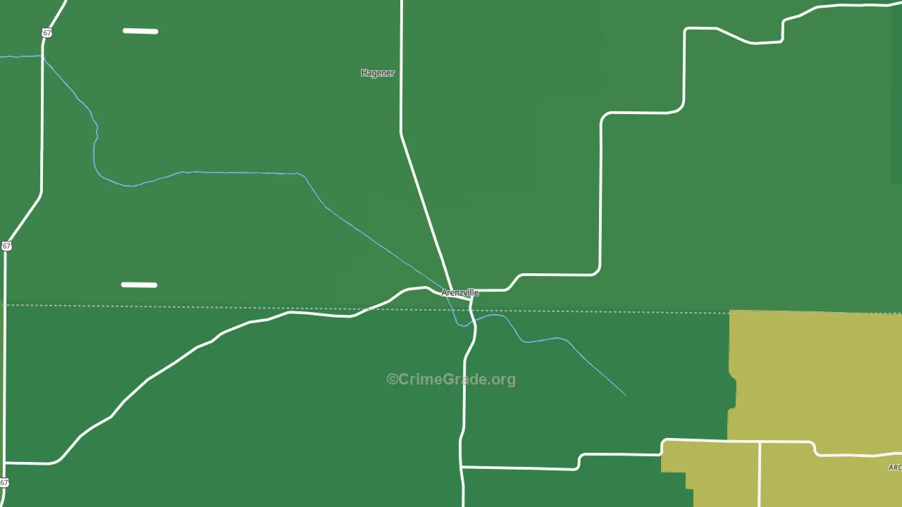 62611, IL Map of Vehicle Theft Rates