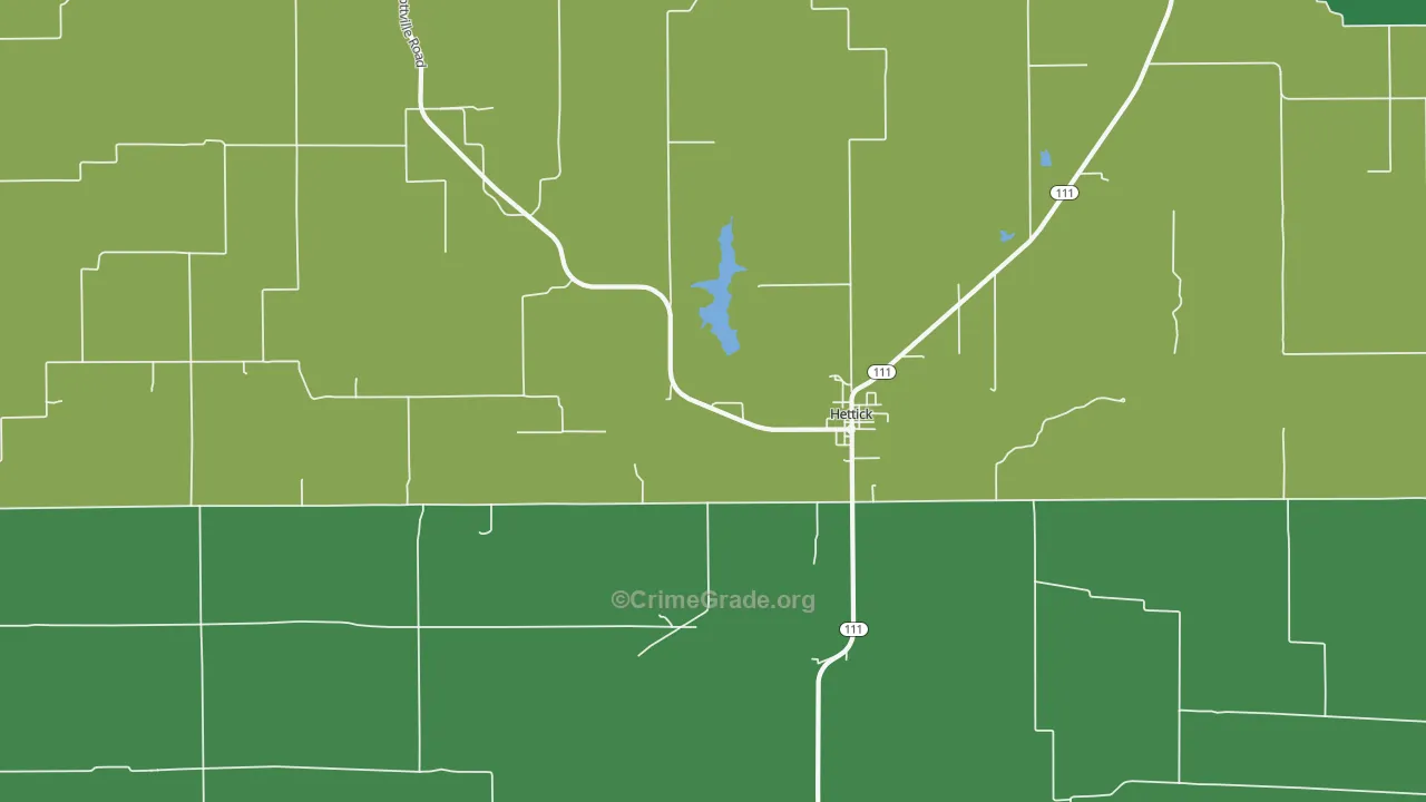 62649, IL Map of Vehicle Theft Rates