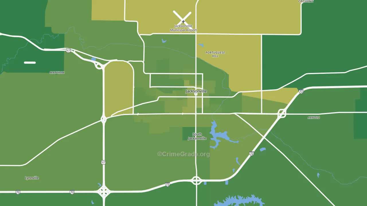 62650, IL Map of Vehicle Theft Rates
