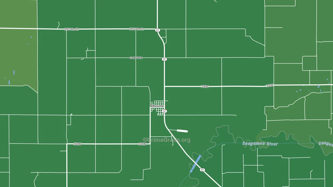 62655, IL Map of Vehicle Theft Rates