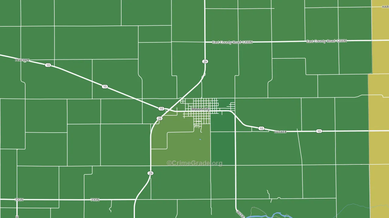 62664, IL Map of Vehicle Theft Rates
