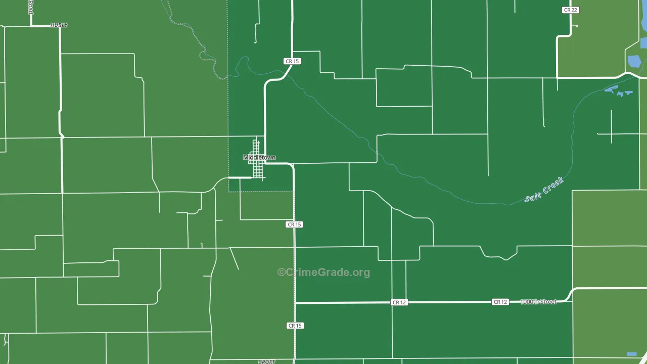62666, IL Map of Vehicle Theft Rates