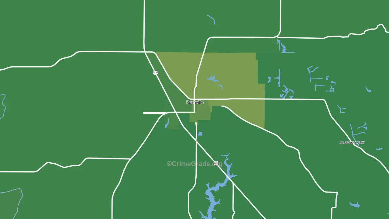 62681, IL Map of Vehicle Theft Rates