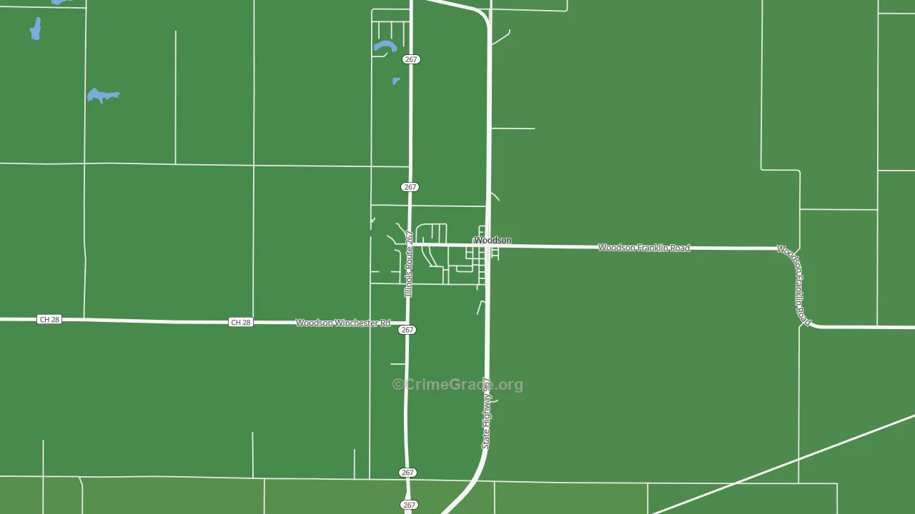 62695, IL Map of Vehicle Theft Rates