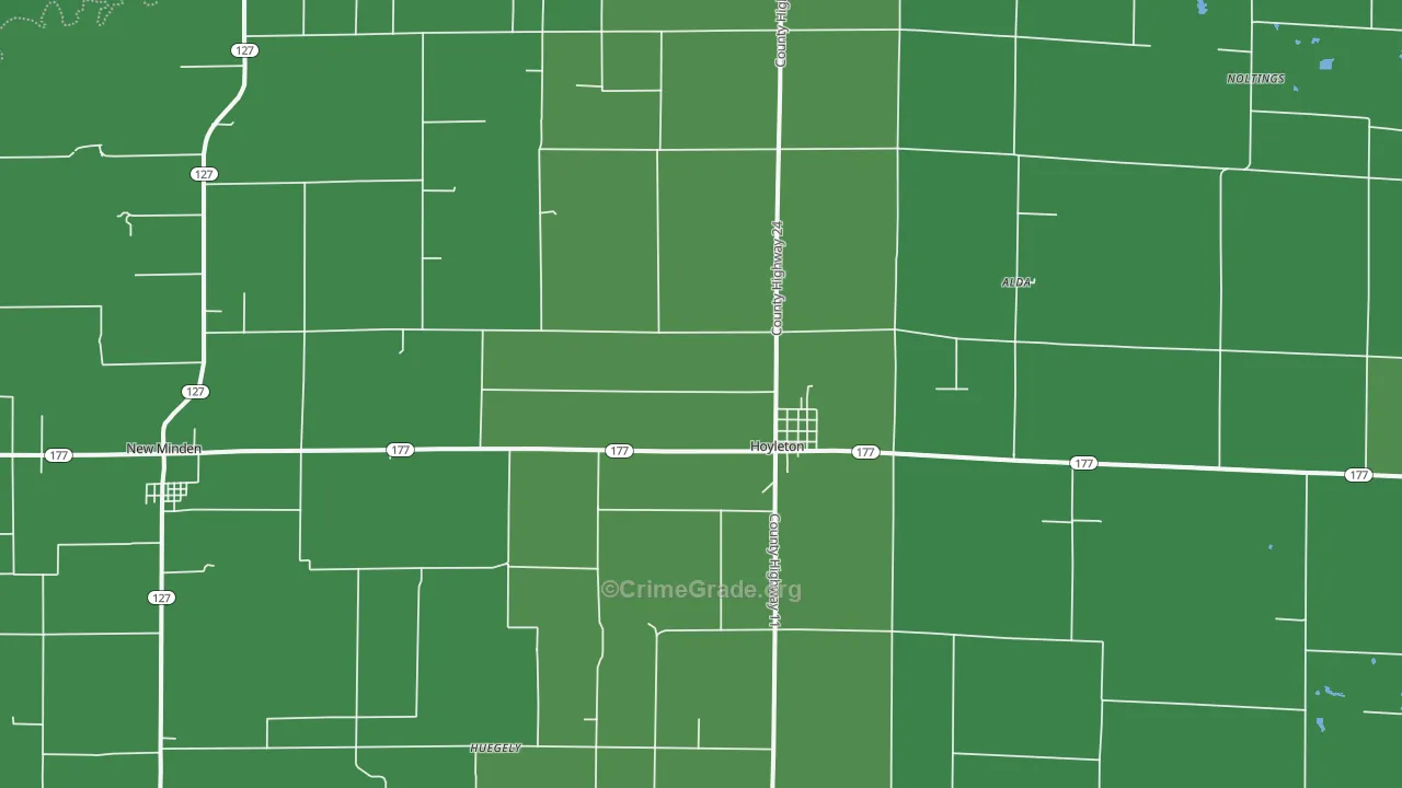 62803, IL Map of Vehicle Theft Rates