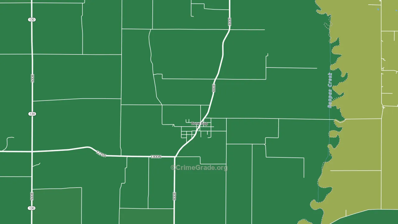 62815, IL Map of Vehicle Theft Rates