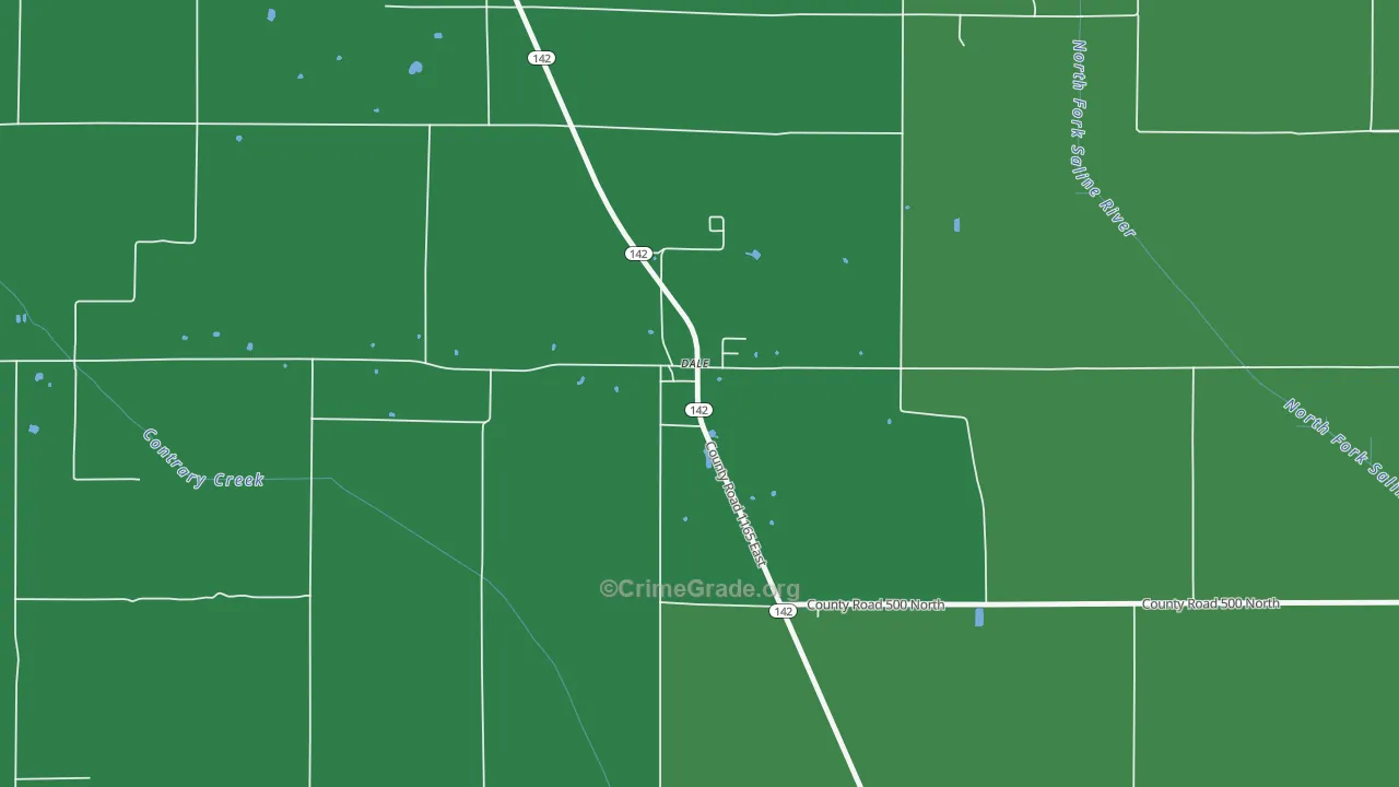 62829, IL Map of Vehicle Theft Rates