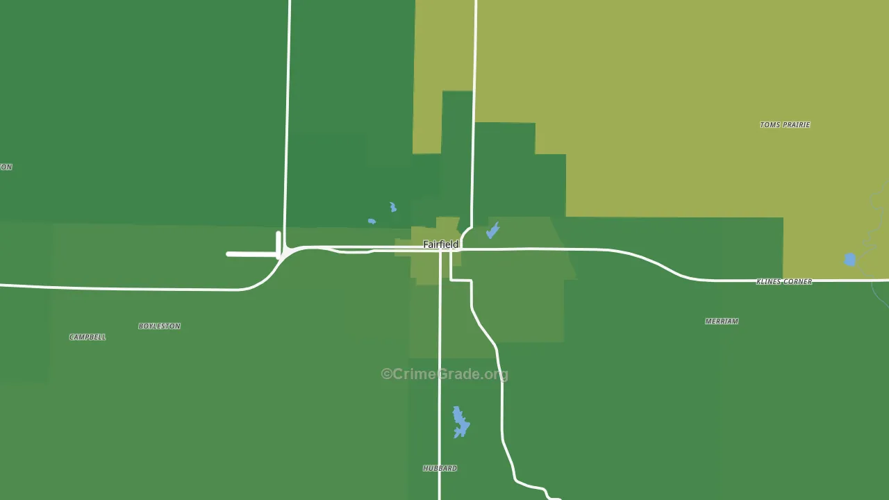 62837, IL Map of Vehicle Theft Rates