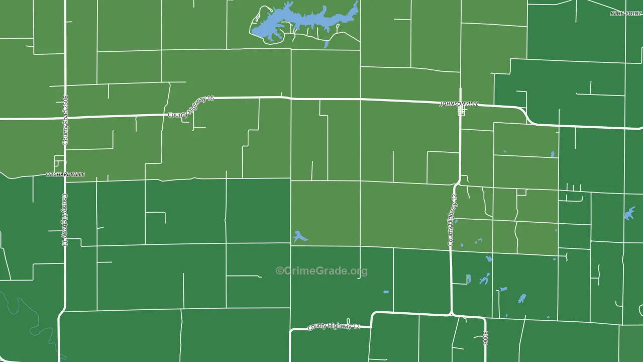 62850, IL Map of Vehicle Theft Rates