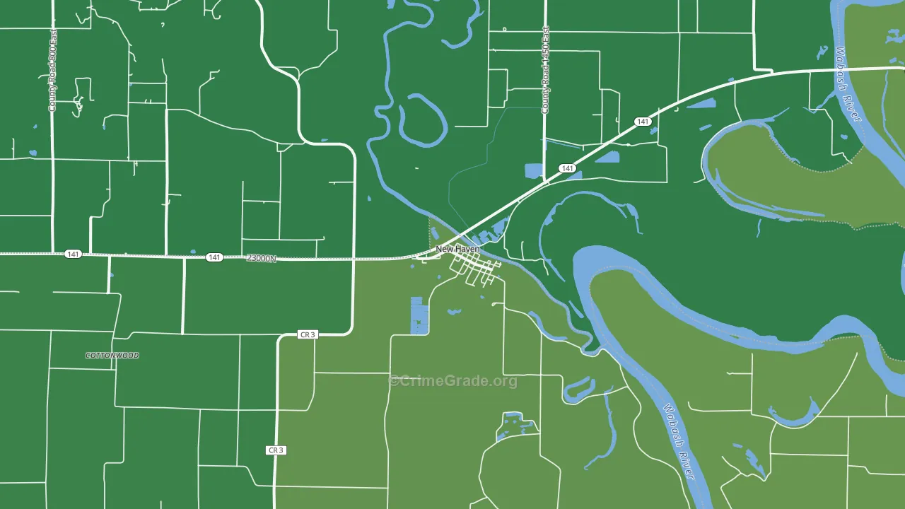 62867, IL Map of Vehicle Theft Rates