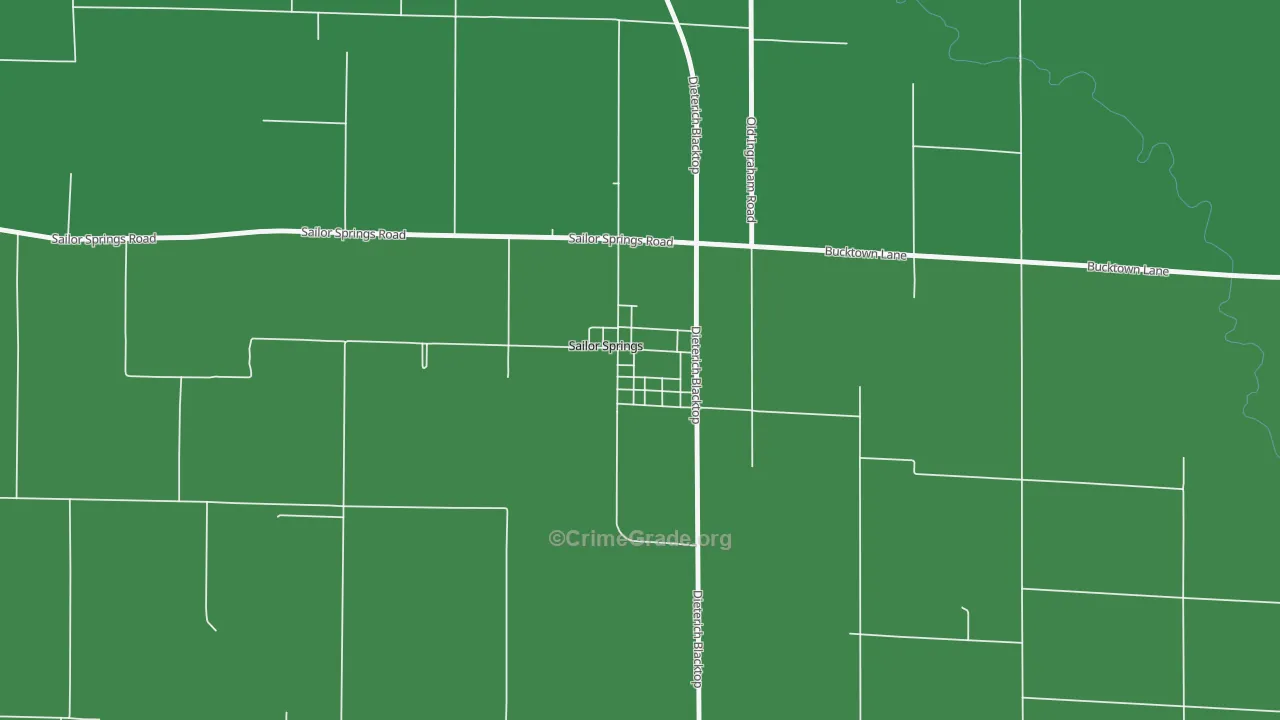 62879, IL Map of Vehicle Theft Rates
