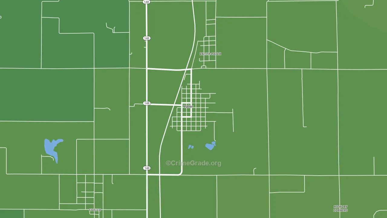 62891, IL Map of Vehicle Theft Rates