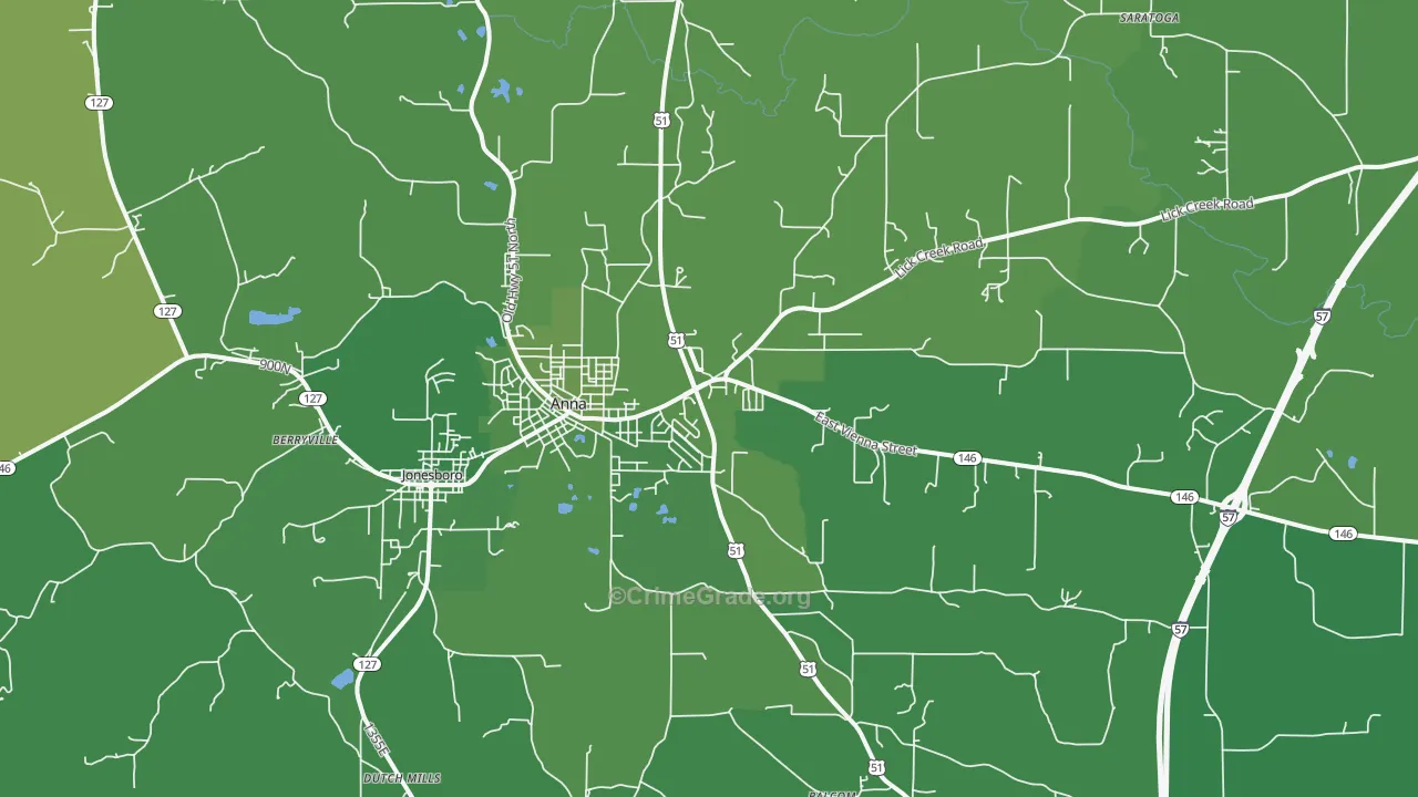 62906, IL Map of Vehicle Theft Rates