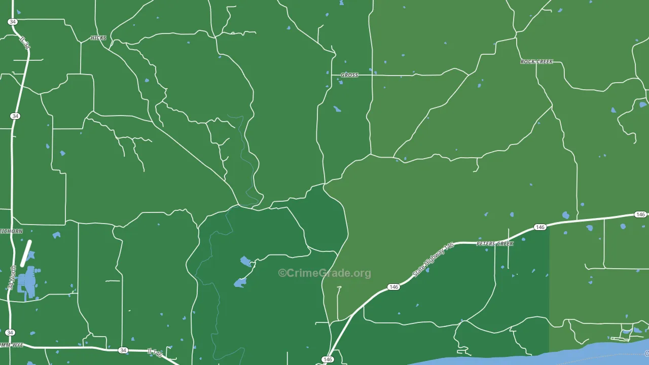 62931, IL Map of Vehicle Theft Rates