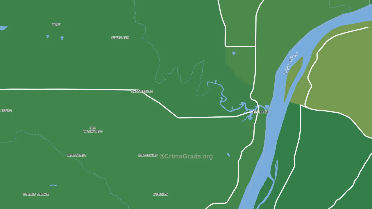 62938, IL Map of Vehicle Theft Rates