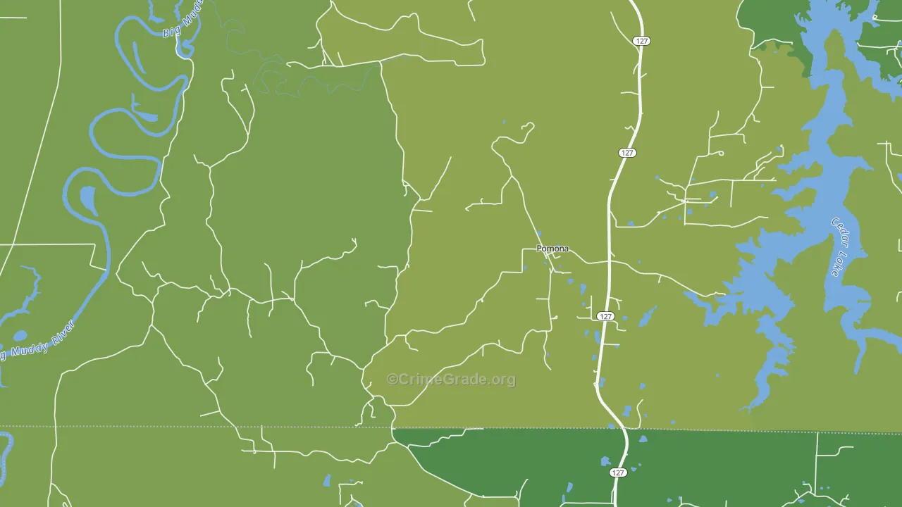 62975, IL Map of Vehicle Theft Rates