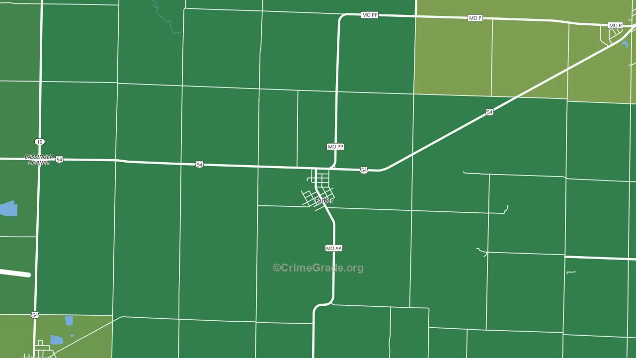 63345, MO Map of Vehicle Theft Rates