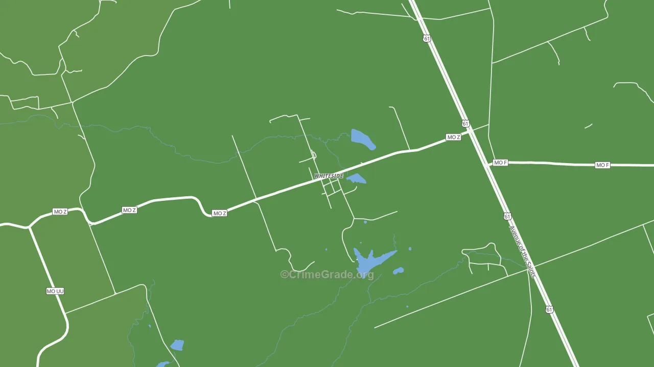 63387, MO Map of Vehicle Theft Rates