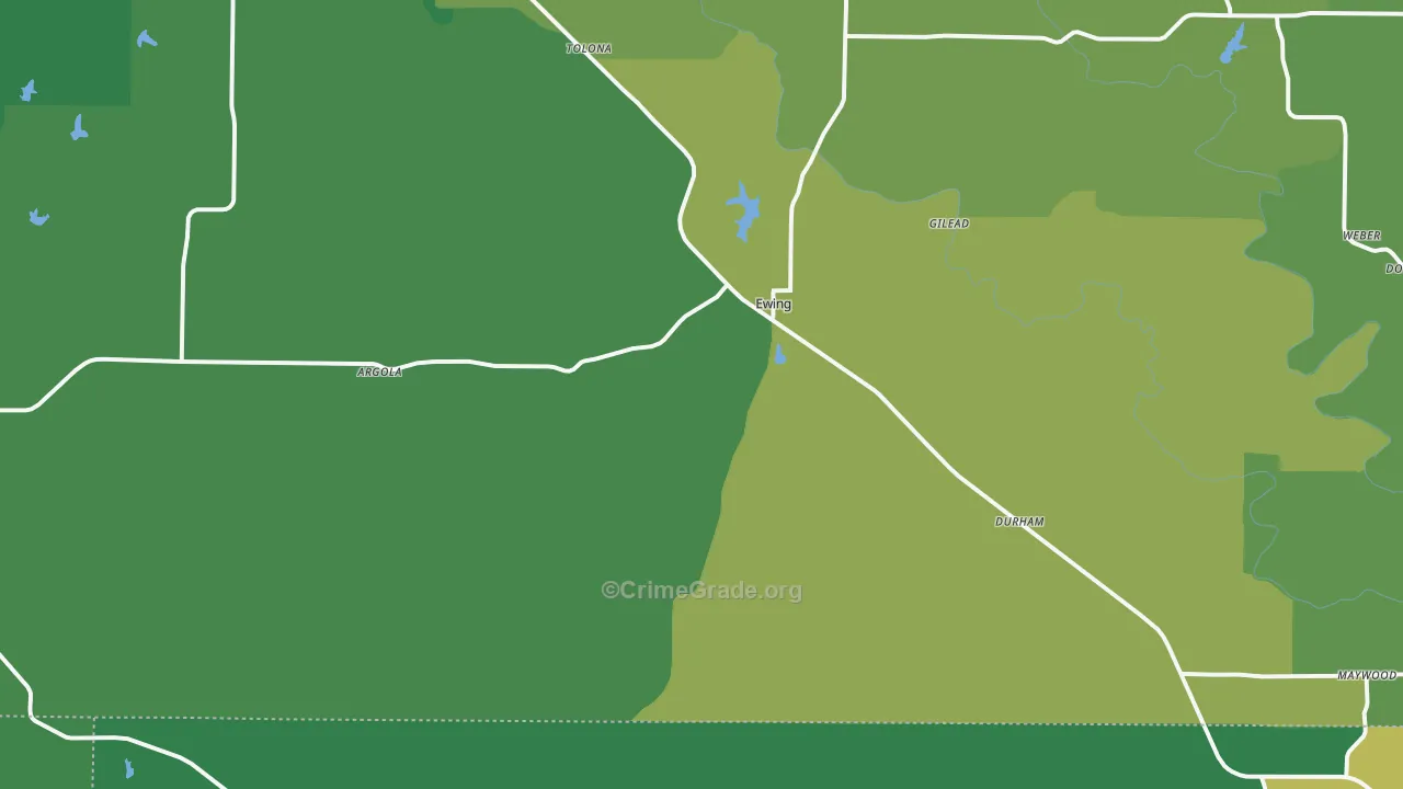 63440, MO Map of Vehicle Theft Rates