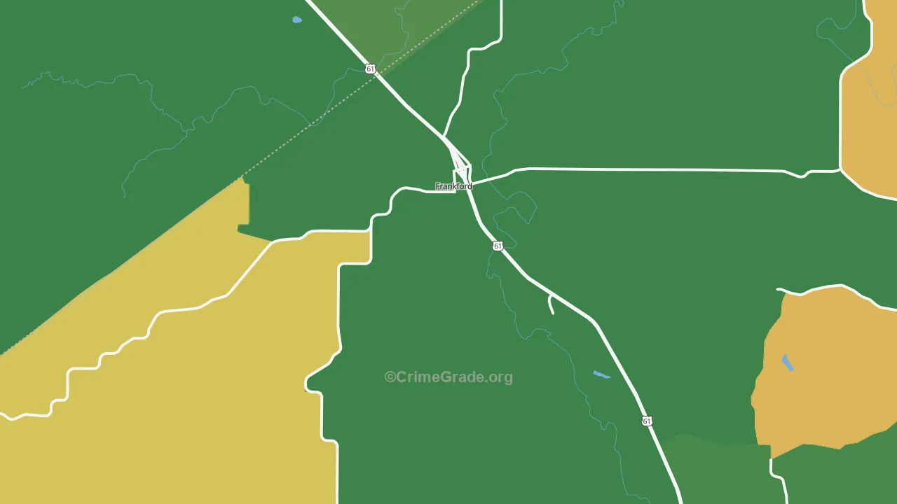63441, MO Map of Vehicle Theft Rates