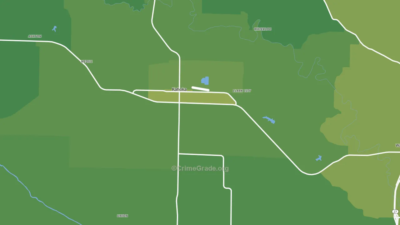 63445, MO Map of Vehicle Theft Rates
