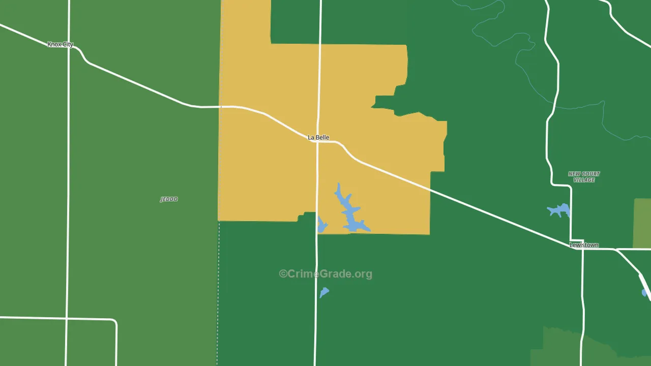 63447, MO Map of Vehicle Theft Rates