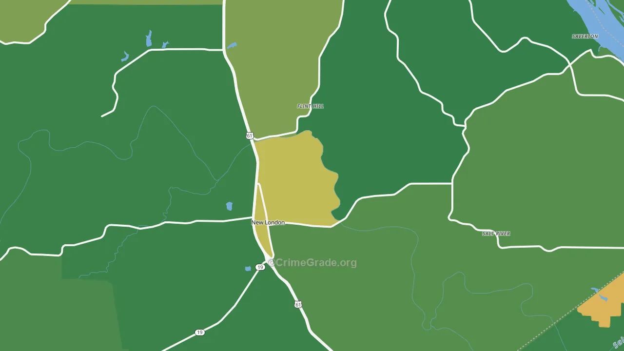 63459, MO Map of Vehicle Theft Rates