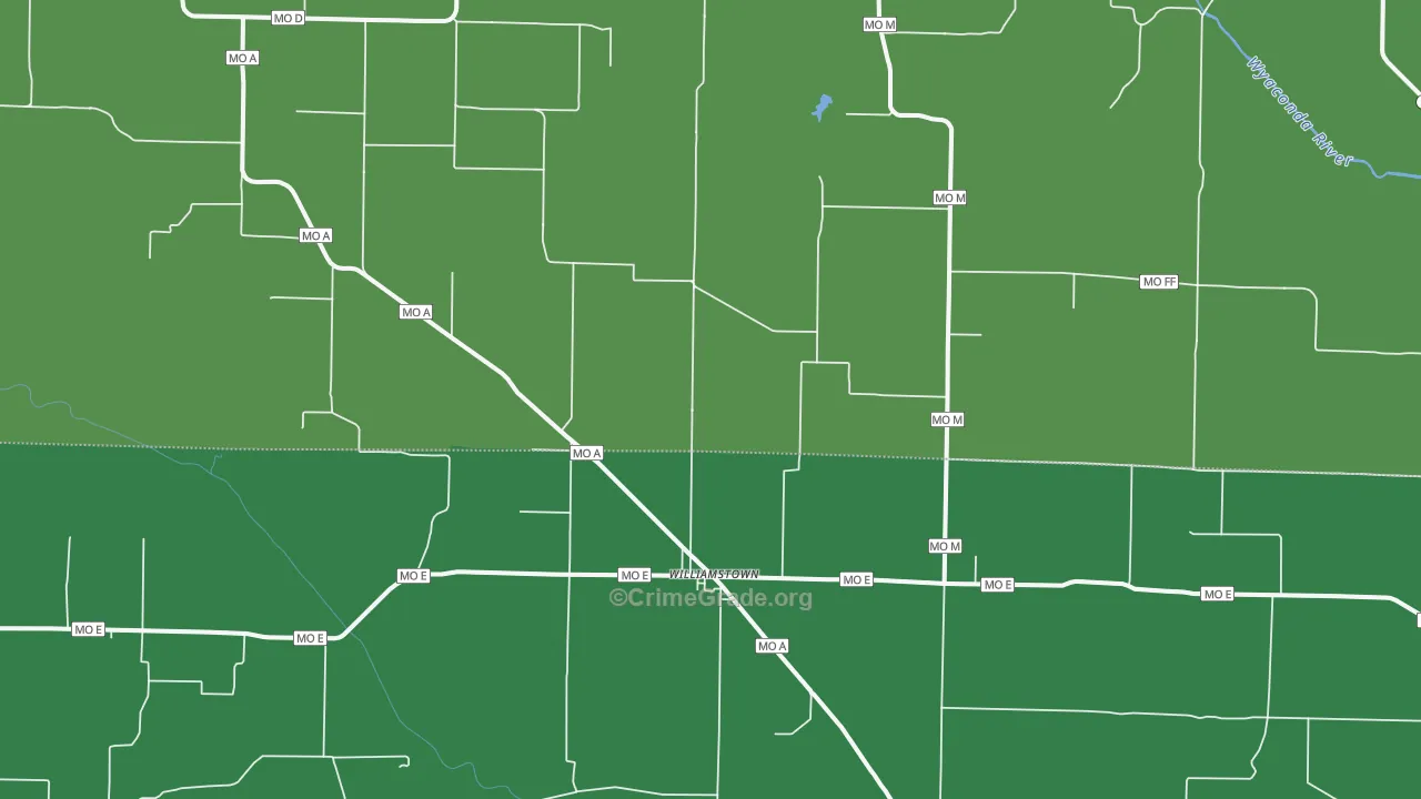 63473, MO Map of Vehicle Theft Rates