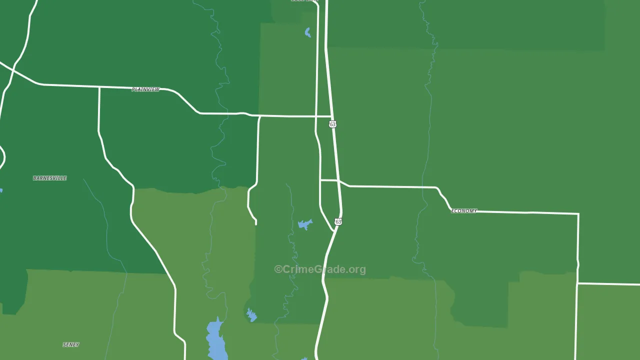 63530, MO Map of Vehicle Theft Rates