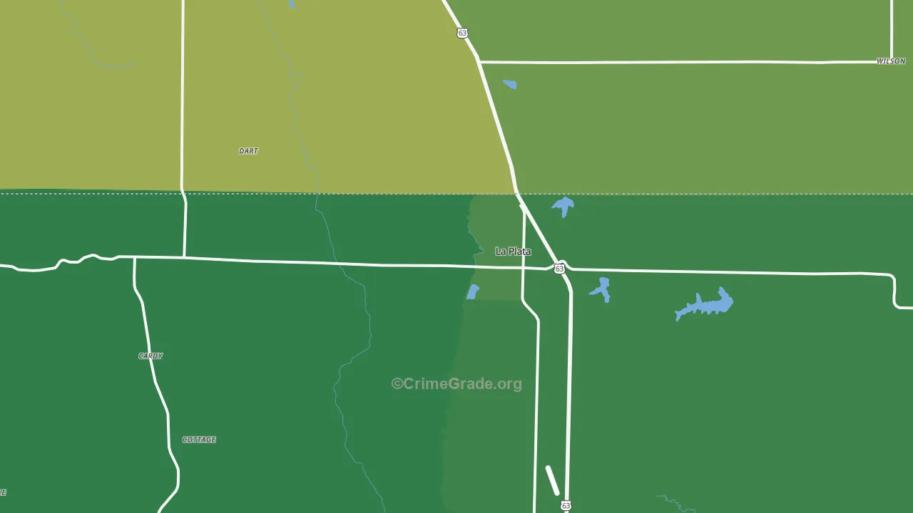 63549, MO Map of Vehicle Theft Rates