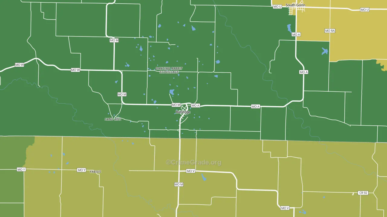 63563, MO Map of Vehicle Theft Rates