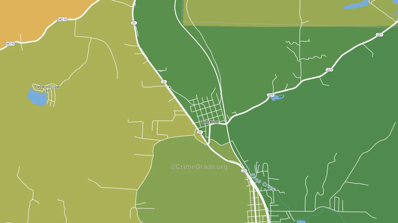 63663, MO Map of Vehicle Theft Rates