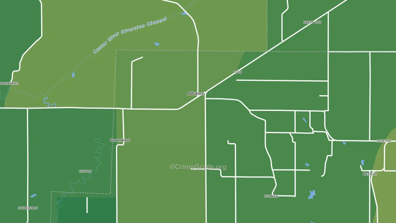 63730, MO Map of Vehicle Theft Rates