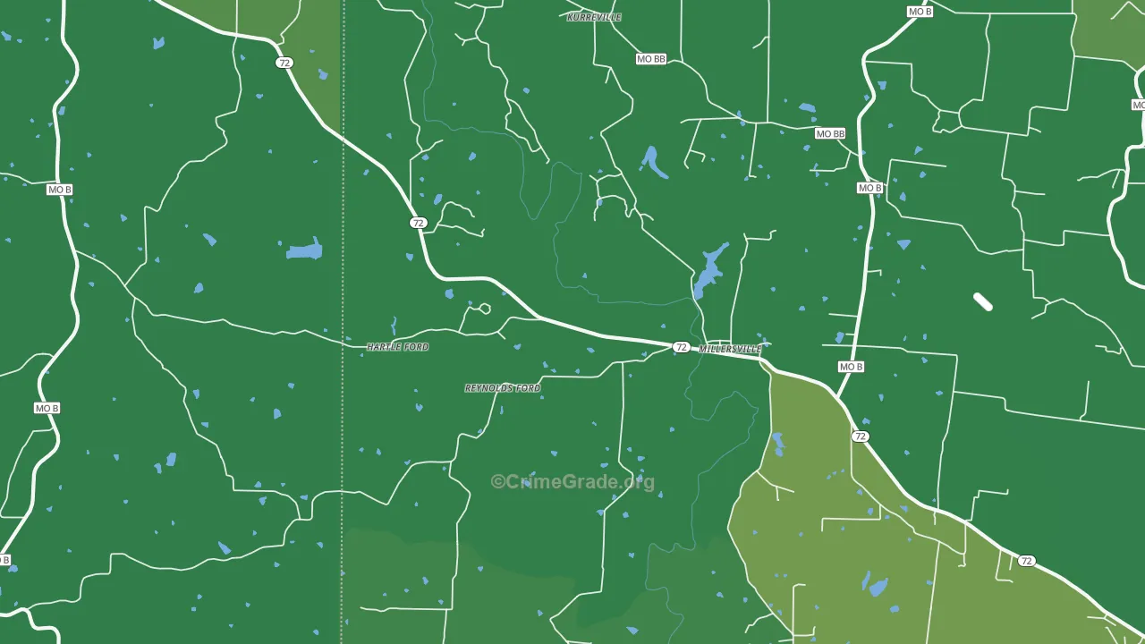 63766, MO Map of Vehicle Theft Rates