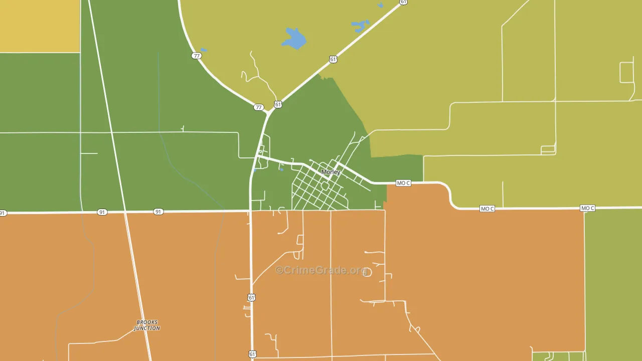63767, MO Map of Vehicle Theft Rates