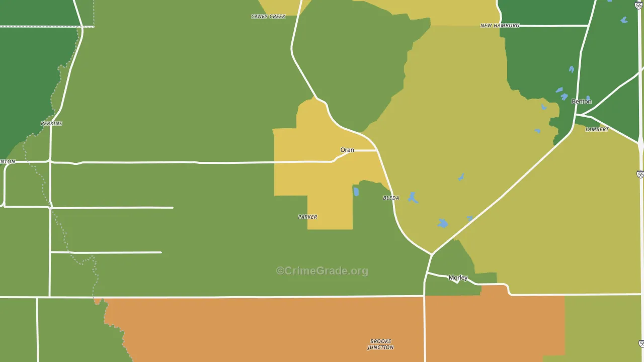 63771, MO Map of Vehicle Theft Rates
