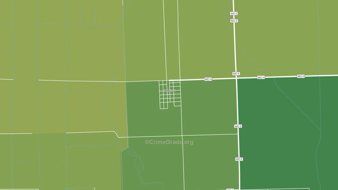 63828, MO Map of Vehicle Theft Rates