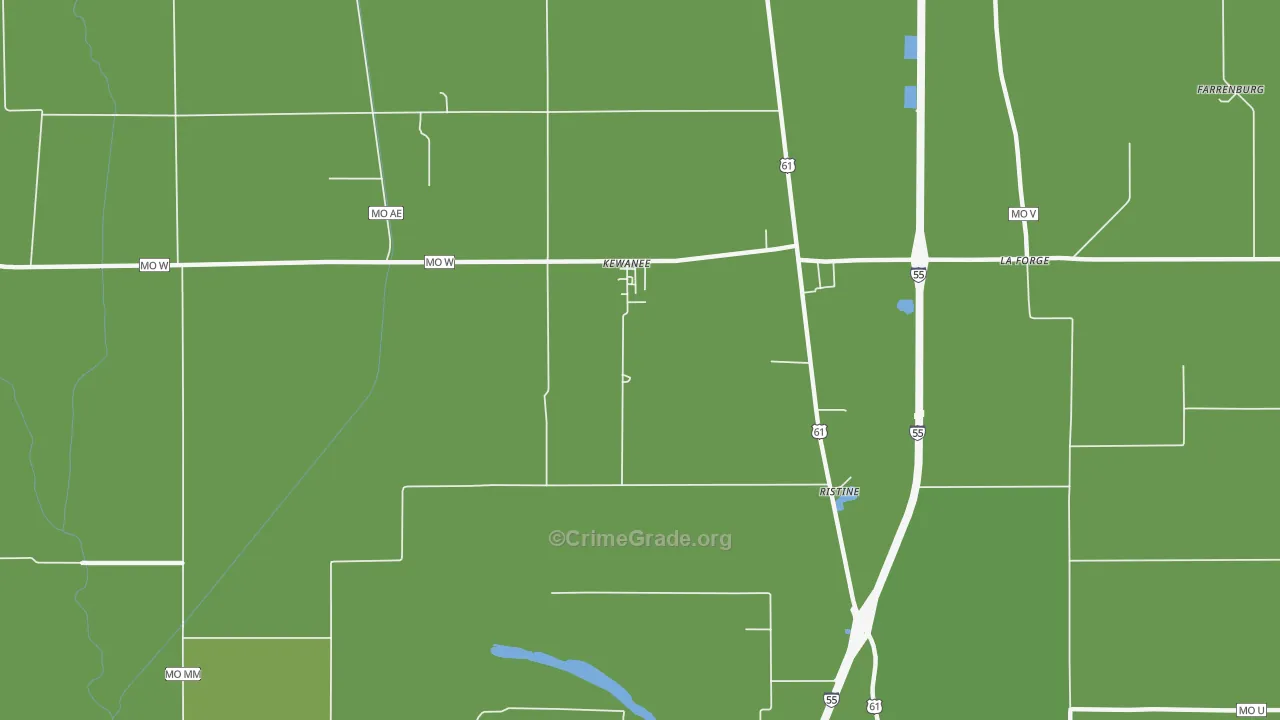 63860, MO Map of Vehicle Theft Rates